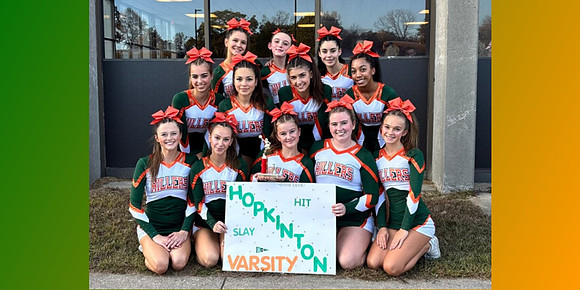 Oct. 20, 2024 - Cheer competed at the Milford Invitational and came in 3rd place!