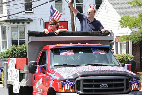 July 4, 2011 - Grand Marshal for the 2011 Hopkinton horrible's parade was Lily Holden.© Dick Bartlett