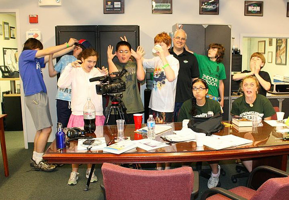 July 6, 2012 - The YMCA Film Camp wraps up two weeks of shooting their small film today at HCAM.© Mike Torosian