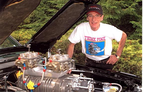 July 25, 2011 - Stay tuned this week for the HCAM News special to learn more about long time Hopkinton resident Paul Annunziata's custom-built 1975 Plymouth Duster.© Roger Merritt