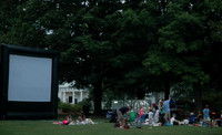 July 19, 2012 - The crowd gathers to wait for tonight's Movie on the Common.© Michelle Murdock