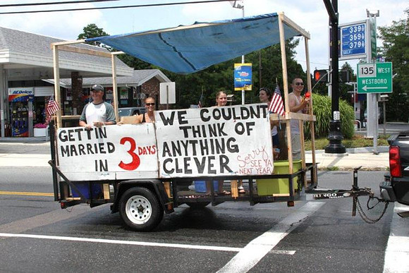 July 4, 2012 - Yet another float in the annual Horribles parade.© Dick Bartlett