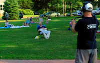 July 25, 2011 - Producer John Ritz captures some crowd shots as part of the Concerts on the Common Series that he produces for HCAM-TV. More photos at Scene in Hopkinton.© Mike Torosian