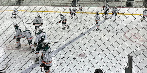 January 11, 2025 - Hiller Girls & Boys Hockey hosted a Double-Header. Hopkinton Dover-Sherborn Girls hosted their Stick it to Cancer game to help in the fight against cancer